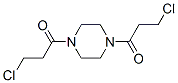 3-chloro-1-[4-(3-chloropropanoyl)piperazin-1-yl]propan-1-one CAS#: 2411-64-5