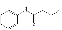 3-chloro-N-(2-methylphenyl)propanamide CAS#: 19422-76-5