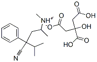 (3-cyano-2-methyl-3-phenylhexane-5-yl)dimethylammonium dihydrogen (2-hydroxypropane-1,2,3-tricarboxylate) CAS#: 28416-66-2