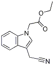 3-cyanomethylindole-N-acetic acid ethyl ester CAS#: 245117-13-9