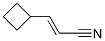 3-cyclobutylacrylonitrile CAS#: 22046-85-1