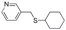 3-(cyclohexylsulfanylmethyl)pyridine CAS#: 102206-50-8