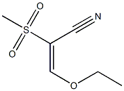 3-ethoxy-2-(methylsulfonyl)acrylonitrile CAS#: 104007-26-3