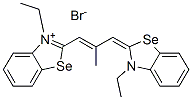 3-ethyl-2-[3-(3-ethyl-3H-benzoselenazol-2-ylidene)-2-methylprop-1-enyl]benzoselenazolium bromide CAS#: 24687-31-8