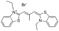 3-ethyl-2-[3-(3-ethyl-3H-benzothiazol-2-ylidene)-2-methylprop-1-enyl]benzothiazolium bromide CAS#: 1745-32-0