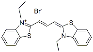 3-ethyl-2-[3-(3-ethyl-3H-benzothiazol-2-ylidene)prop-1-enyl]benzothiazolium bromide CAS#: 17389-14-9