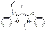3-ethyl-2-[(3-ethyl-3H-benzoxazol-2-ylidene)methyl]benzoxazolium iodide CAS#: 15185-40-7