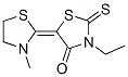 3-ethyl-5-(3-methylthiazolidin-2-ylidene)rhodanine CAS#: 10505-45-0