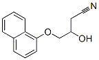 3-hydroxy-4-(1-naphthyloxy)butyronitrile CAS#: 20804-76-6