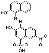 3-hydroxy-4-[(2-hydroxynaphthyl)azo]-7-nitronaphthalene-1-sulphonic acid CAS#: 16279-54-2