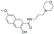 3-hydroxy-7-methoxy-N-[3-(morpholino)propyl]naphthalene-2-carboxamide CAS#: 10155-49-4