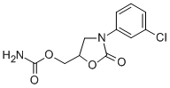 3-(m-Chlorophenyl)-2-oxo-5-oxazolidinylmethyl=carbamate CAS#: 29218-30-2