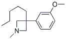 3-(m-Methoxyphenyl)-1-methyl-3-pentylazetidine CAS#: 19832-52-1