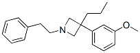 3-(m-Methoxyphenyl)-1-phenethyl-3-propylazetidine CAS#: 19832-38-3