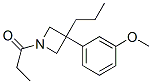 3-(m-Methoxyphenyl)-1-propionyl-3-propylazetidine CAS#: 19832-48-5