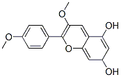 3-methoxy-2-(4-methoxyphenyl)-7H-chromene-5,7-diol CAS#: 13544-51-9