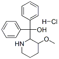 (3-methoxy-2-piperidyl)-diphenyl-methanol hydrochloride CAS#: 19974-71-1
