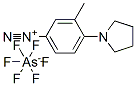 3-methyl-4-(pyrrolidin-1-yl)benzenediazonium hexafluoroarsenate CAS#: 27569-09-1