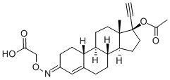 3-(o-Carboxymethyl)-17beta-acetoxy-17alpha-ethynyl-19-norandrost-4-en- 3-one oxime CAS#: 22234-07-7