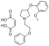 3-(o-Methoxyphenoxy)-1-(2-phenoxyethyl)-1-pyrrolidine maleate (1:1) CAS#: 23044-44-2