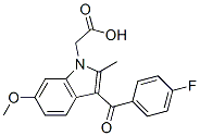 3-(p-Fluorobenzoyl)-6-methoxy-2-methyl-1H-indole-1-acetic acid CAS#: 25803-21-8