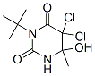 3-tert-Butyl-5,5-dichloro-6-hydroxy-6-methyl-5,6-dihydrouracil CAS#: 24577-78-4