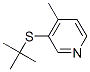 3-(tert-Butylthio)-4-methylpyridine CAS#: 18794-37-1