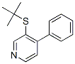 3-tert-Butylthio-4-phenylpyridine CAS#: 18794-40-6