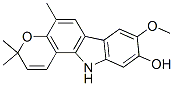 3,11-Dihydro-8-methoxy-3,3,5-trimethylpyrano[3,2-a]carbazol-9-ol CAS#: 28513-33-9