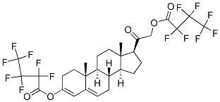 3,21-Dihydroxypregna-3,5-dien-20-one bis(heptafluorobutyrate) CAS#: 18072-34-9