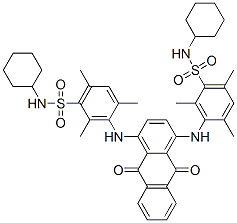 3,3'-[(9,10-dihydro-9,10-dioxo-1,4-anthrylene)diimino]bis[N-cyclohexyl-2,4,6-trimethylbenzenesulphonamide] CAS#: 23552-74-1