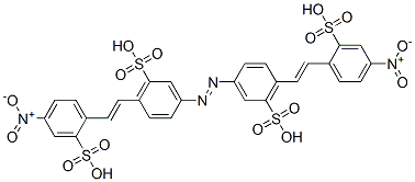 3,3'-Azobis[6-[2-(4-nitro-2-sulfophenyl)ethenyl]benzenesulfonic acid] CAS#: 16473-79-3