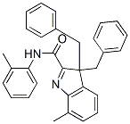 3,3-Dibenzyl-7-methyl-N-(o-tolyl)-3H-indole-2-carboxamide CAS#: 18391-99-6