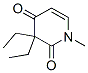 3,3-Diethyl-1-methyl-2,4(1H,3H)-pyridinedione CAS#: 1130-18-3