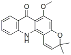 3,3-Dimethyl-6-methoxy-3H-pyrano[2,3-c]acridine-7(12H)-one CAS#: 13255-08-8
