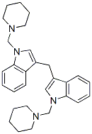 3,3'-Methylenebis[1-(1-piperidinylmethyl)-1H-indole] CAS#: 135-22-8