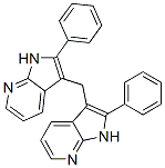 3,3'-Methylenebis[2-phenyl-1H-pyrrolo[2,3-b]pyridine] CAS#: 23616-61-7