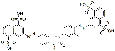 3,3'-[carbonylbis[imino(2-methyl-4,1-phenylene)azo]]bisnaphthalene-1,5-disulphonic acid CAS#: 25738-24-3