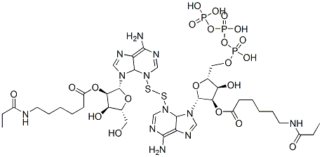 3,3'-dithiobis(2'-O-6-(propionylamino)hexanoyl)adenosine 5'-triphosphate CAS#: 104693-48-3