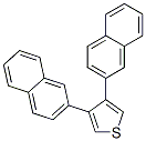 3,4-DI-NAPHTHALEN-2-YL-THIOPHENE CAS#: 100990-31-6