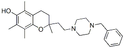3,4-Dihydro-2,5,7,8-tetramethyl-2-[2-[4-(phenylmethyl)-1-piperazinyl]ethyl]-2H-1-benzopyran-6-ol CAS#: 114010-34-3