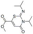 3,4-Dihydro-3-isopropyl-2-(isopropylimino)-4-oxo-2H-1,3-thiazine-6-carboxylic acid methyl ester CAS#: 16238-36-1