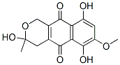 3,4-Dihydro-3,6,9-trihydroxy-7-methoxy-3-methyl-1H-naphtho[2,3-c]pyran-5,10-dione CAS#: 1702-77-8