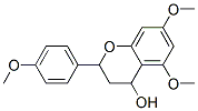 3,4-Dihydro-5,7-dimethoxy-2-(4-methoxyphenyl)-2H-1-benzopyran-4-ol CAS#: 10493-01-3