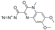 3,4-Dihydro-6,7-dimethoxy-4-methyl-3-oxo-2-quinoxalinecarboxylic acid azide CAS#: 110926-94-8
