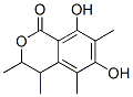 3,4-Dihydro-6,8-dihydroxy-3,4,5,7-tetramethyl-1H-2-benzopyran-1-one CAS#: 19314-94-4