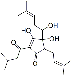 3,4-dihydroxy-4-(1-hydroxy-4-methylpent-3-enyl)-5-(3-methylbut-2-enyl)-2-(3-methyl-1-oxobutyl)cyclopent-2-en-1-one CAS#: 24149-26-6