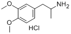 3,4-dimethoxyamphetamine hydrochloride CAS#: 13078-75-6