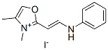 3,4-dimethyl-2-[2-(phenylamino)vinyl]oxazolium iodide CAS#: 21034-17-3