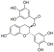 (+)-3,4,5-Trihydroxybenzoic acid (2S,3R)-3,4-dihydro-7-hydroxy-2-(3,4,5-trihydroxyphenyl)-2H-1-benzopyran-3-yl ester CAS#: 17445-91-9